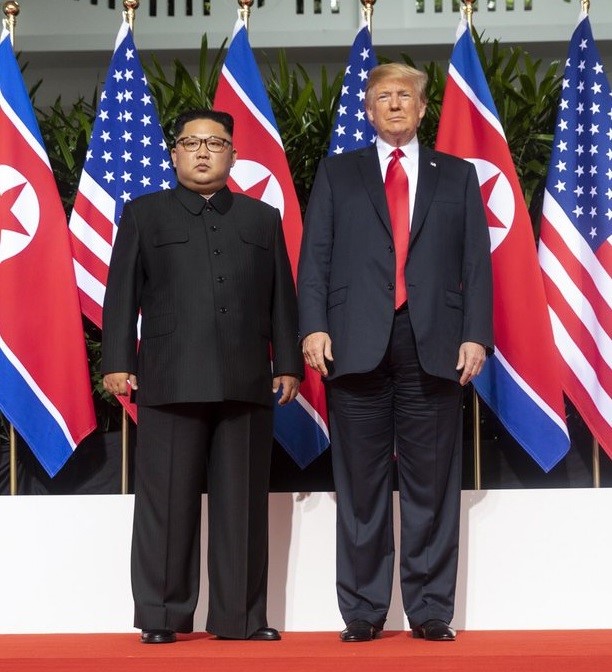Trump och Kim Jong Un