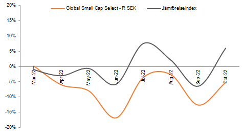 Förvaltarkommentar Coeli Global Small Cap Select oktober 2022