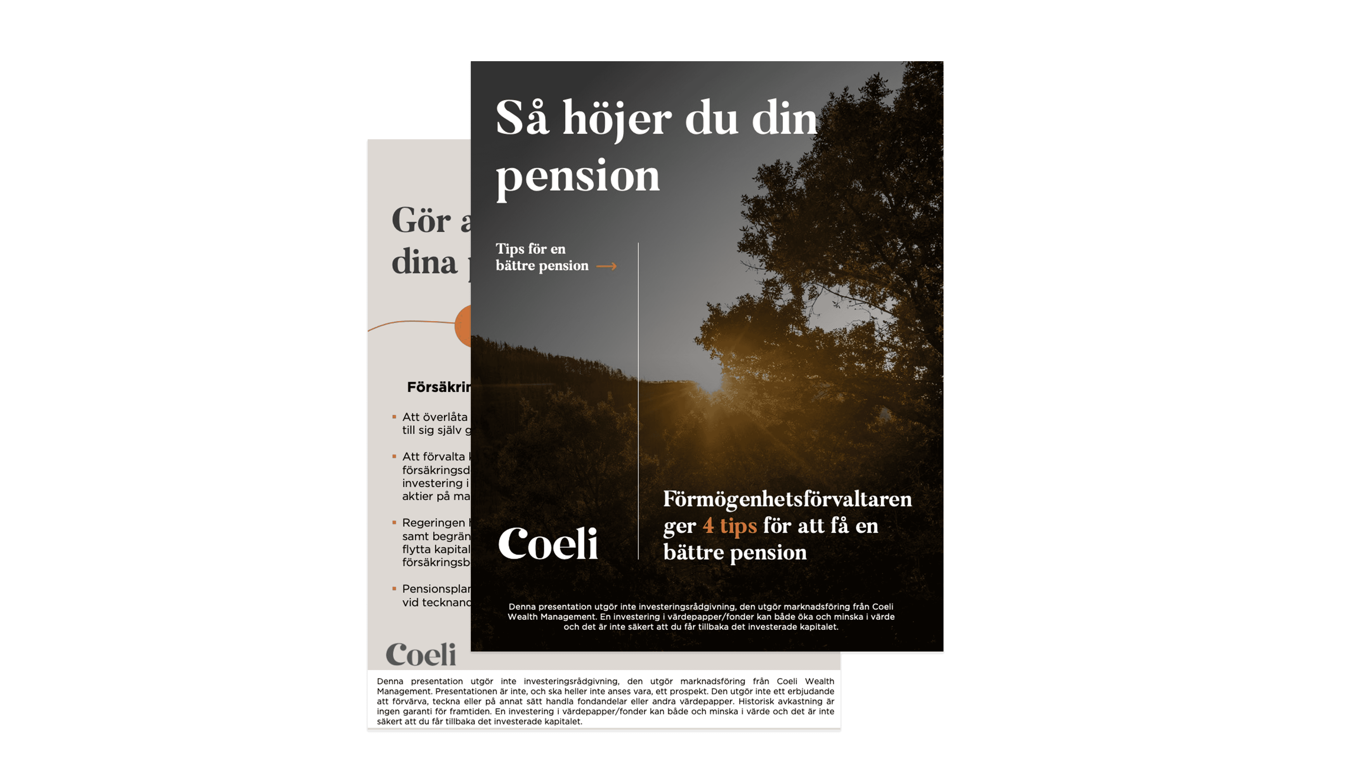 Guide med tips för en bättre pension.